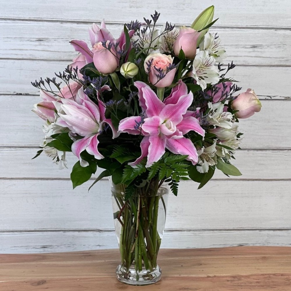 Roses and Lilies  Flower Arrangement Delivery – Somerset Flowers & Gifts