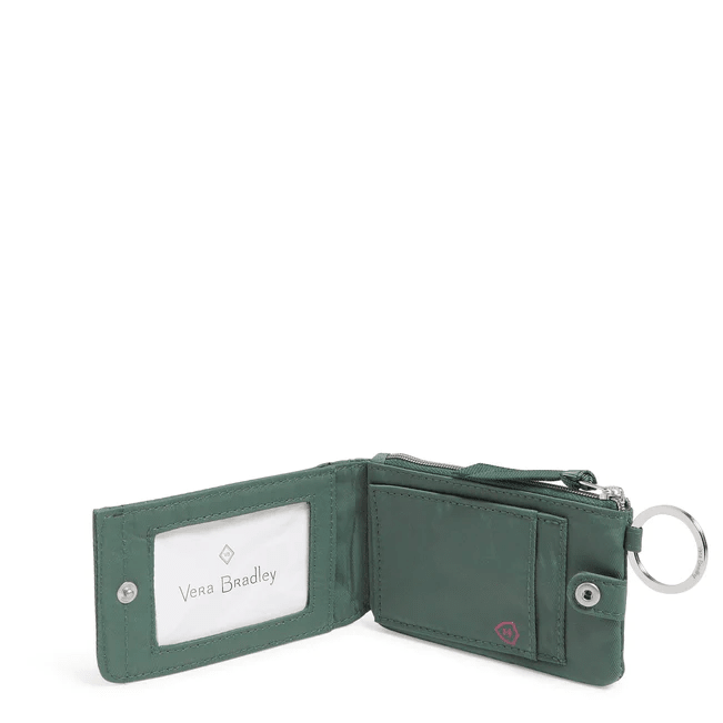 RFID Deluxe Zip ID Case in Performance Twill Flower Delivery