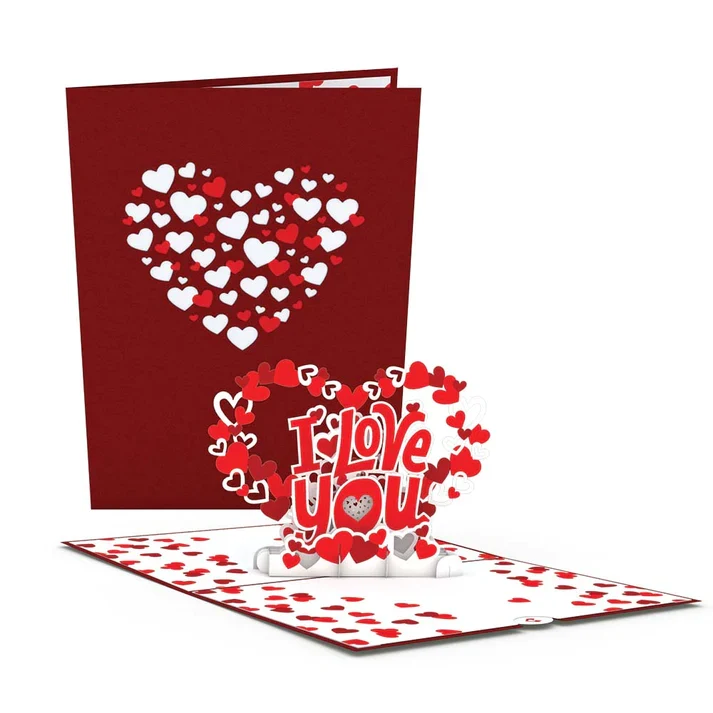 Over The Moon For You Celestial Love Pop-Up Card And Sentiment Set For Husband Anniversary Card For Couple