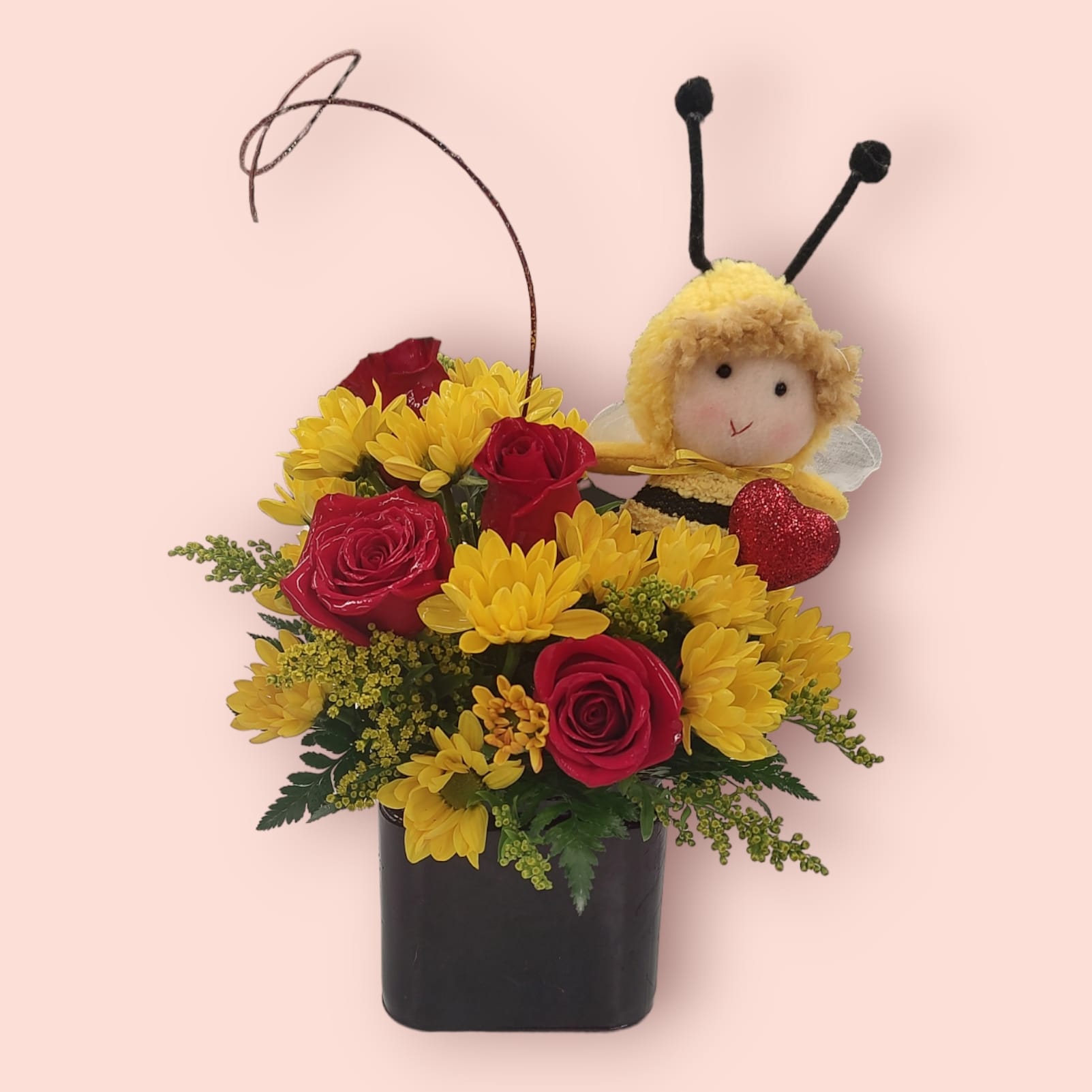 Bee Mine Bouquet Flower Delivery Fort Wayne IN Cottage Flowers Inc