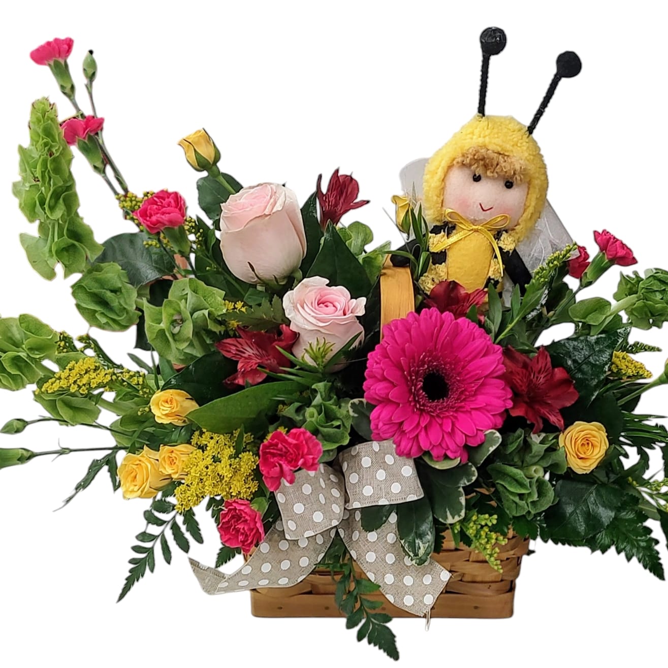 Bee Happy Bouquet Flower Delivery Fort Wayne IN Cottage Flowers Inc