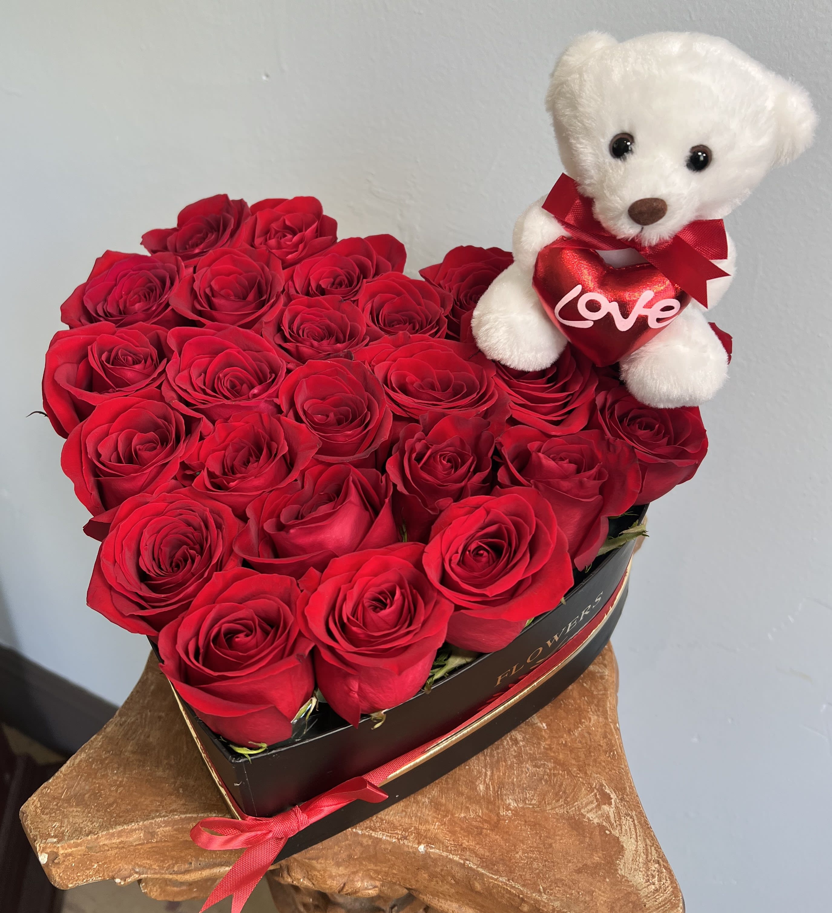 Unconditional Love Heart Box Flower Delivery San Bruno CA