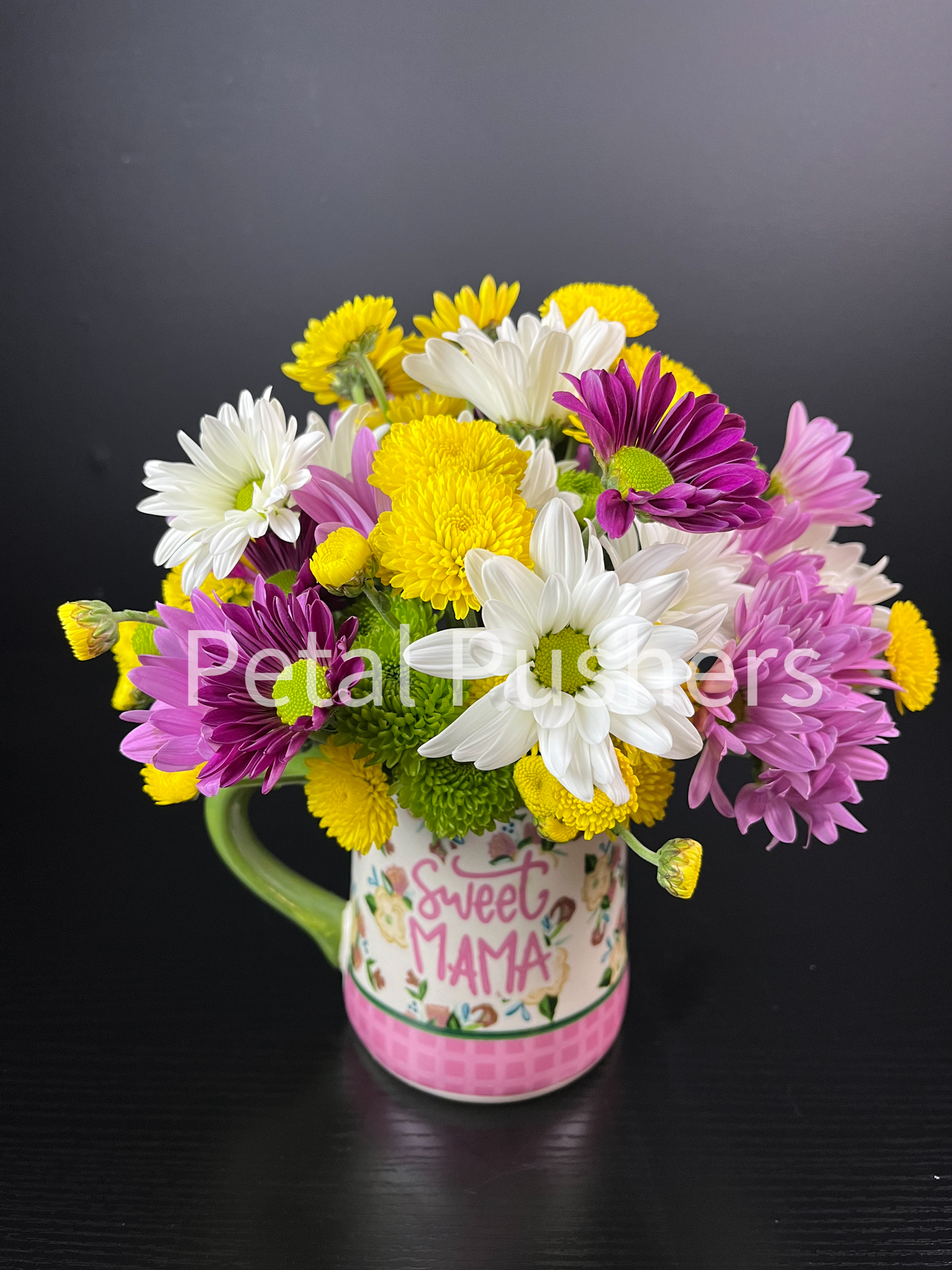 Cup Of Daisies Flower Delivery Knoxville TN Petal Pushers