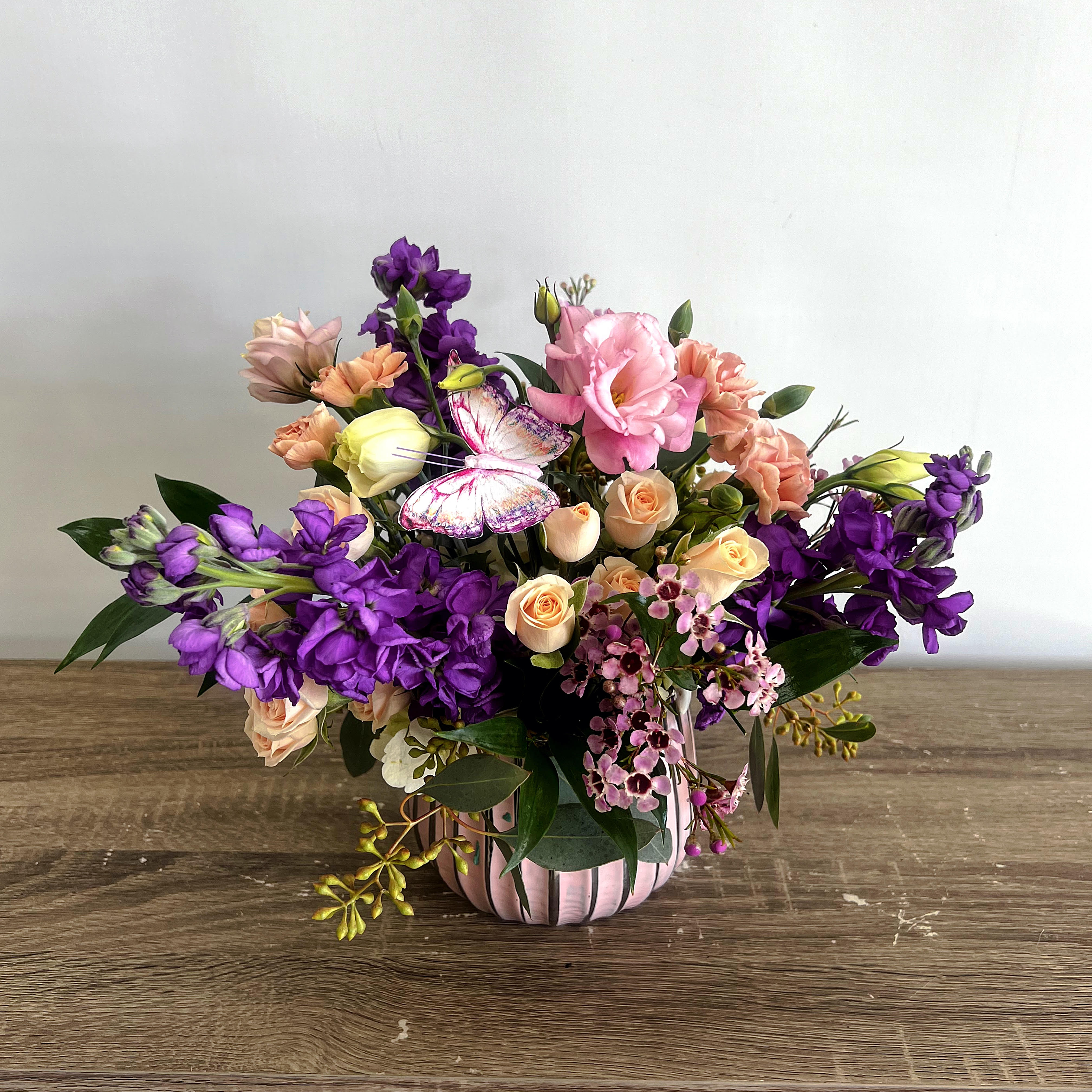 10+ Purple Flowers Delivery Butterfly Kisses By Elite - Pink & Purple Flower Delivery Glendale AZ