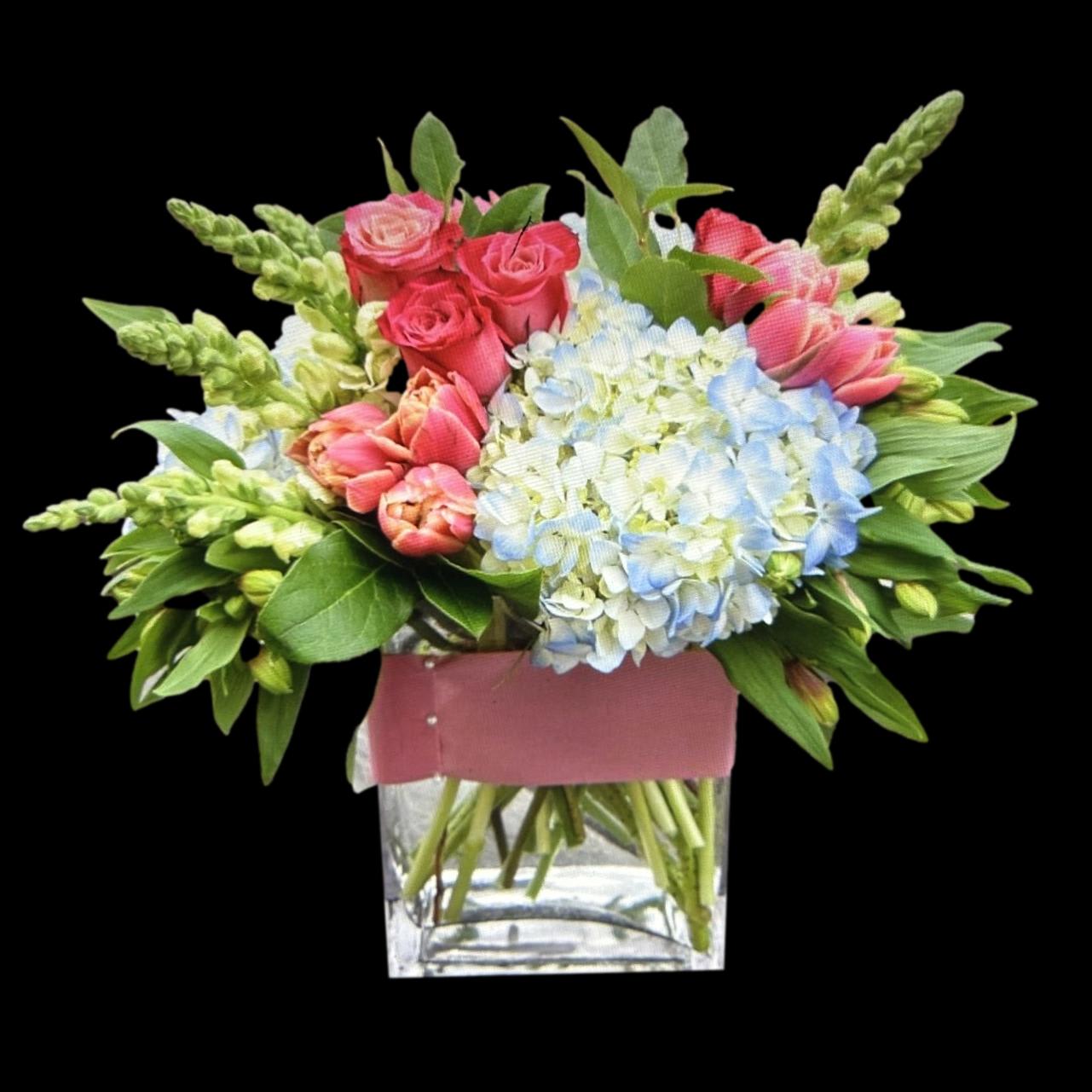 Blue Hydrangea Spring Design Flower Delivery Grand Rapids MI Daylily
