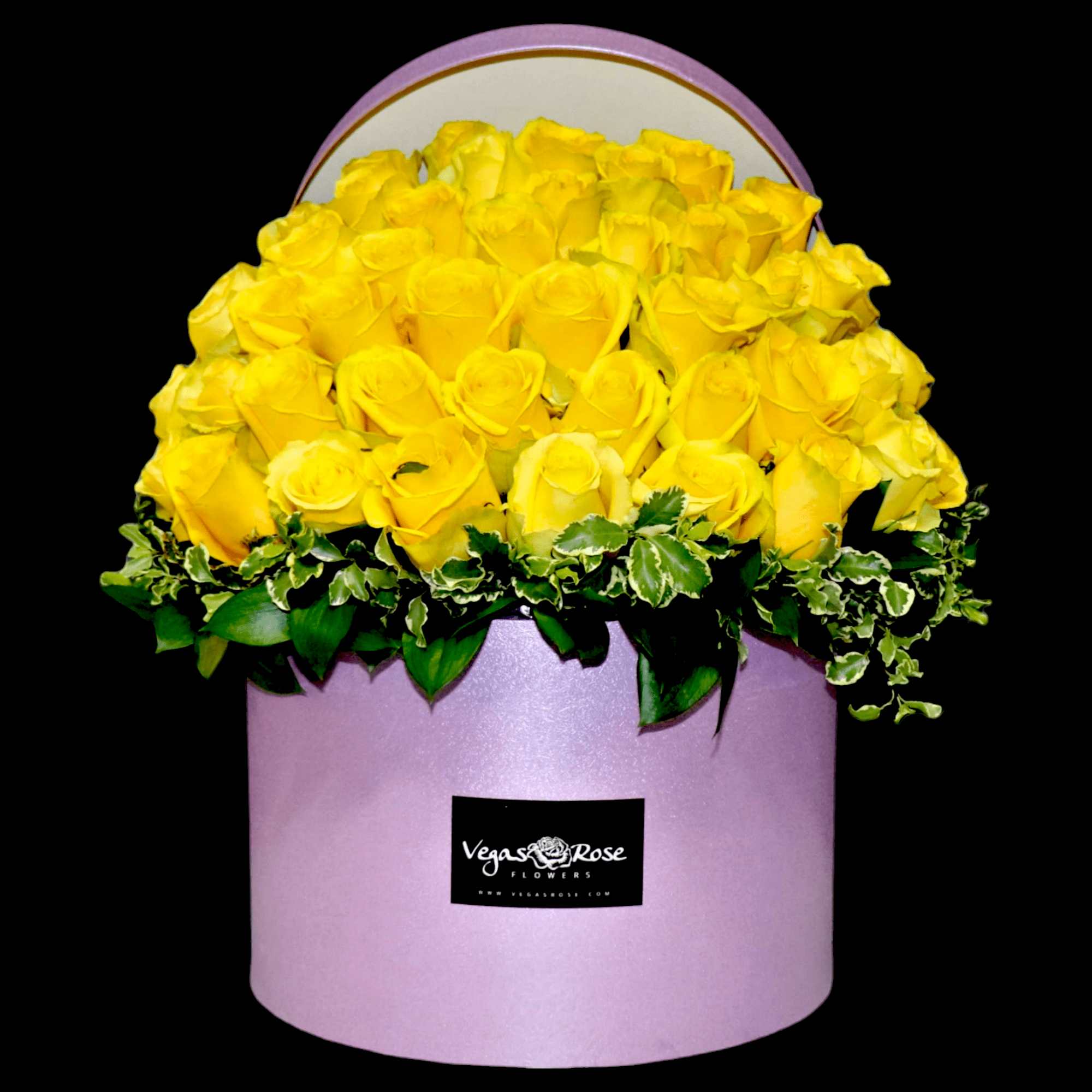 YELLOW ROSES IN ANY WIDE BOX Flower Delivery Las Vegas NV Vegas Rose Flowers