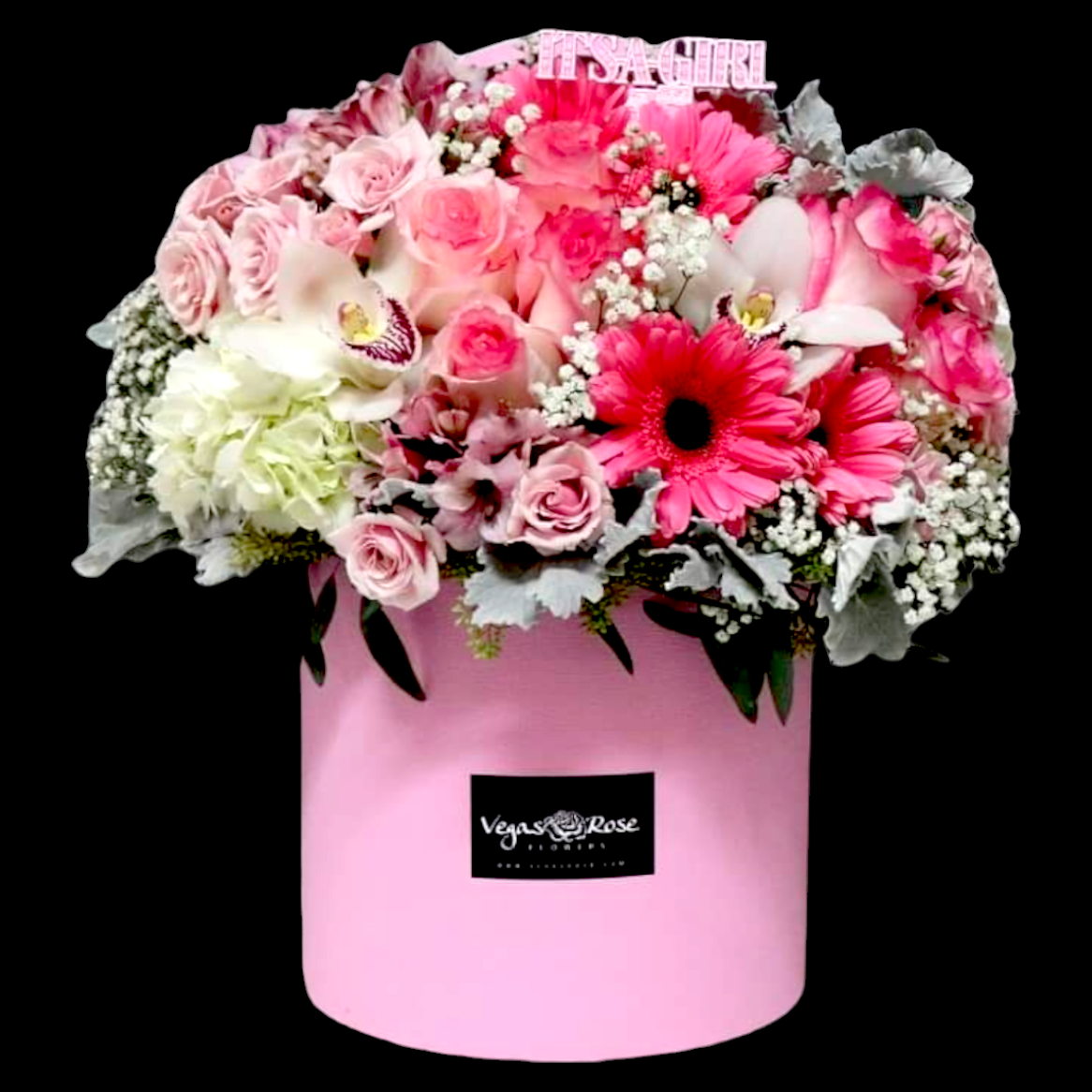 IT'S A GIRL Flower Delivery Las Vegas NV Vegas Rose Flowers