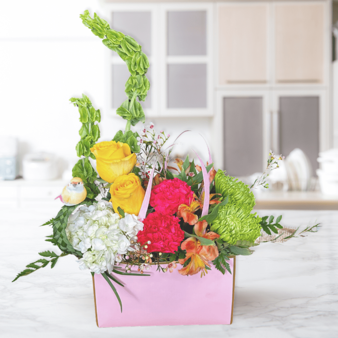 Garden Party Purse Flower Delivery Carlinville IL Main Street Florist