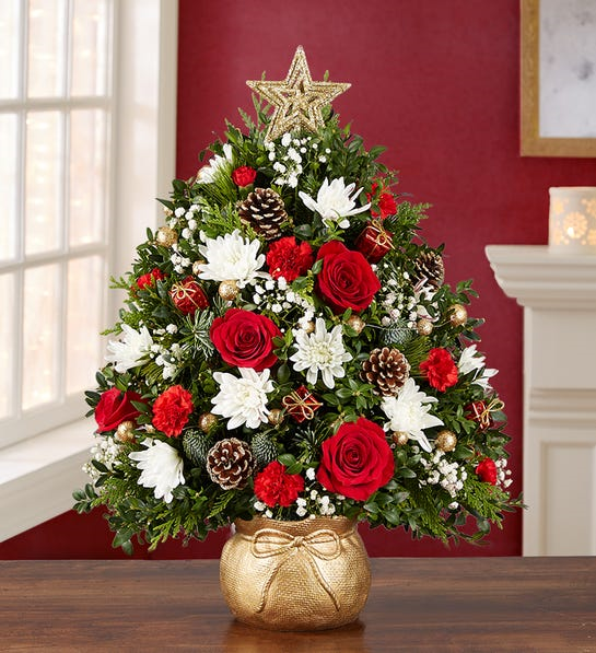 The Magic of Christmas™ Holiday Flower Tree Flower Delivery