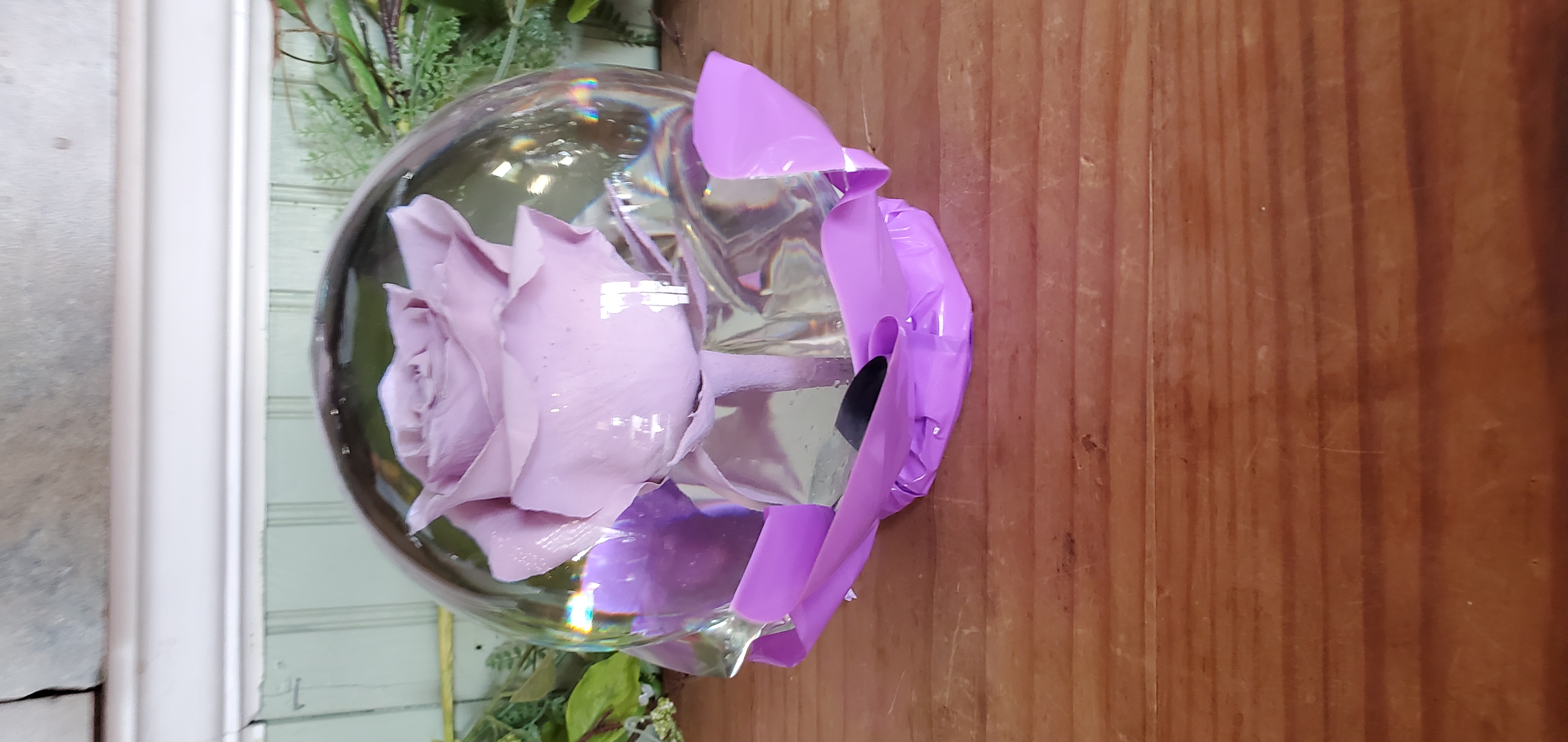 Lavender Rose Globe - Send to Bridgeport, CT Today!, image size:1908x4032