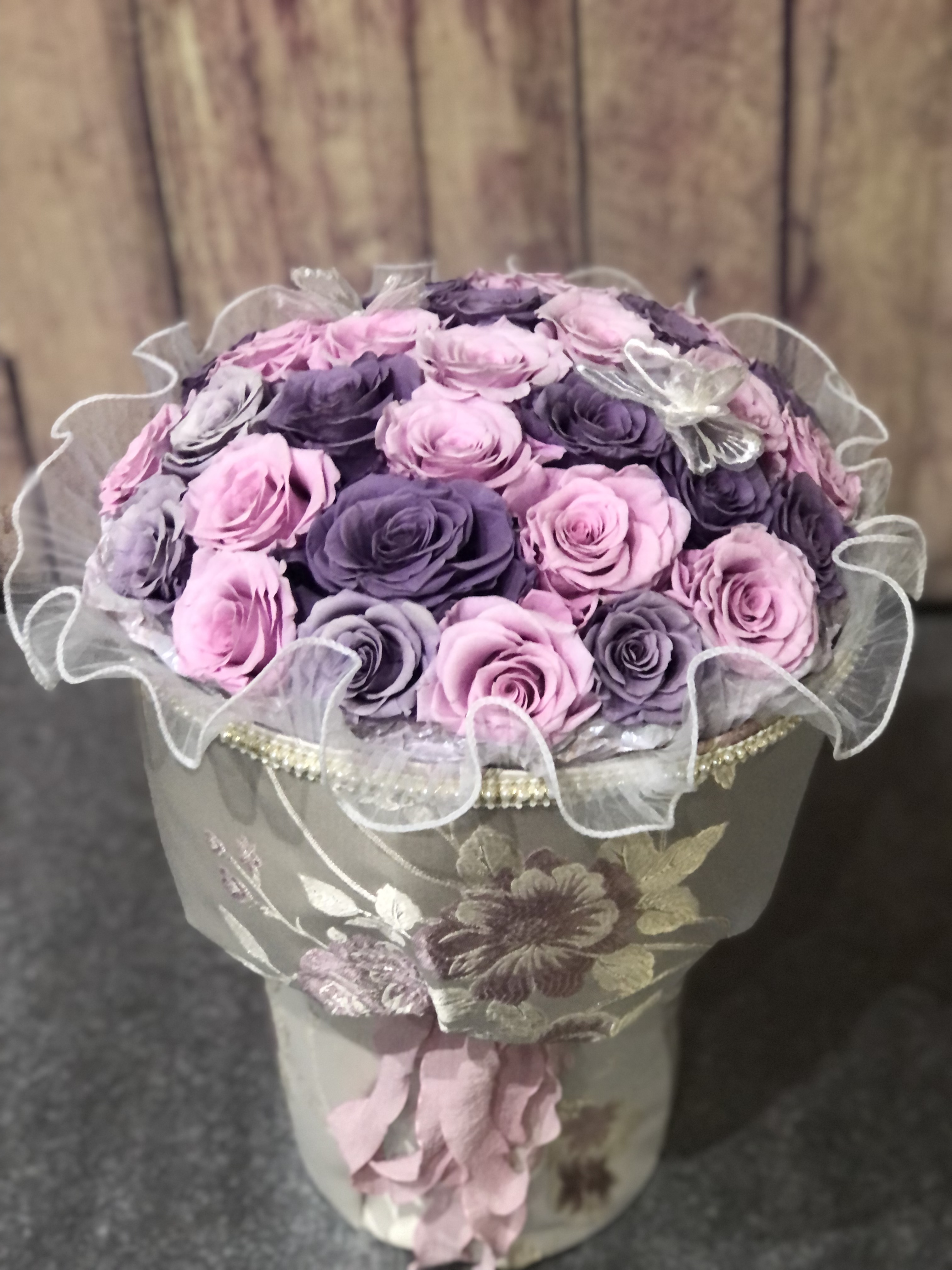Freeze Dried Rose Bouquet PP