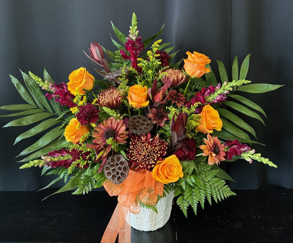 Burgundy Blessings Flower Delivery Roy Utah - Gibby Floral