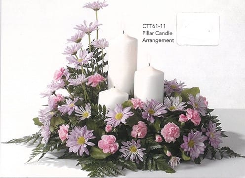 Pillar Candle Arrangement