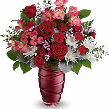 Loving Swirls Flower Delivery Meridian Mississippi - Saxons Flowers