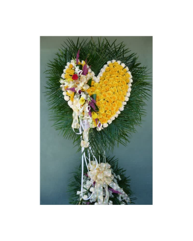 Bleeding Yellow BLEEDING HEART- YELLOW AND WHITE ROSES WITH BREAK - Send to Islip, NY ...