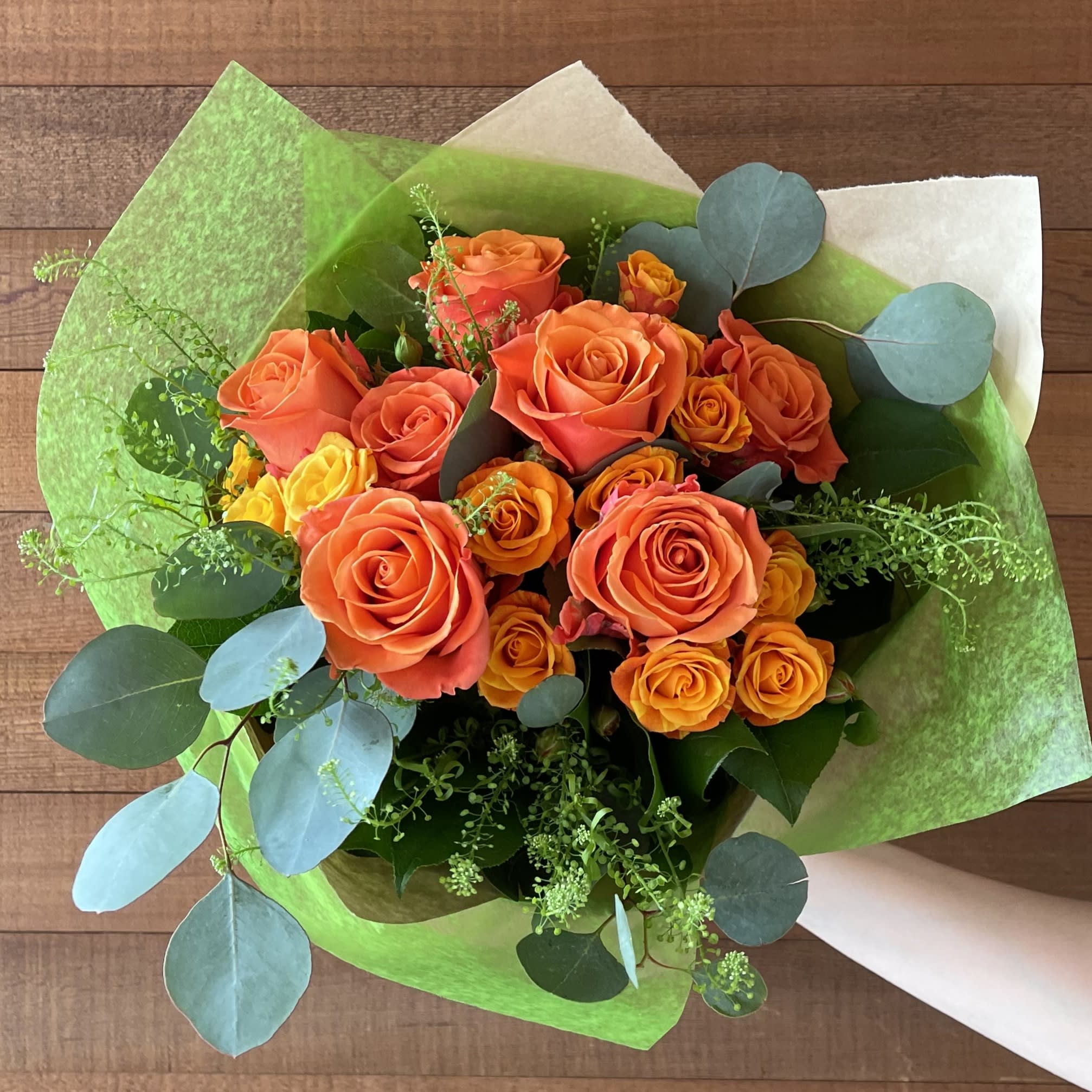 Orange Rose Bouquet