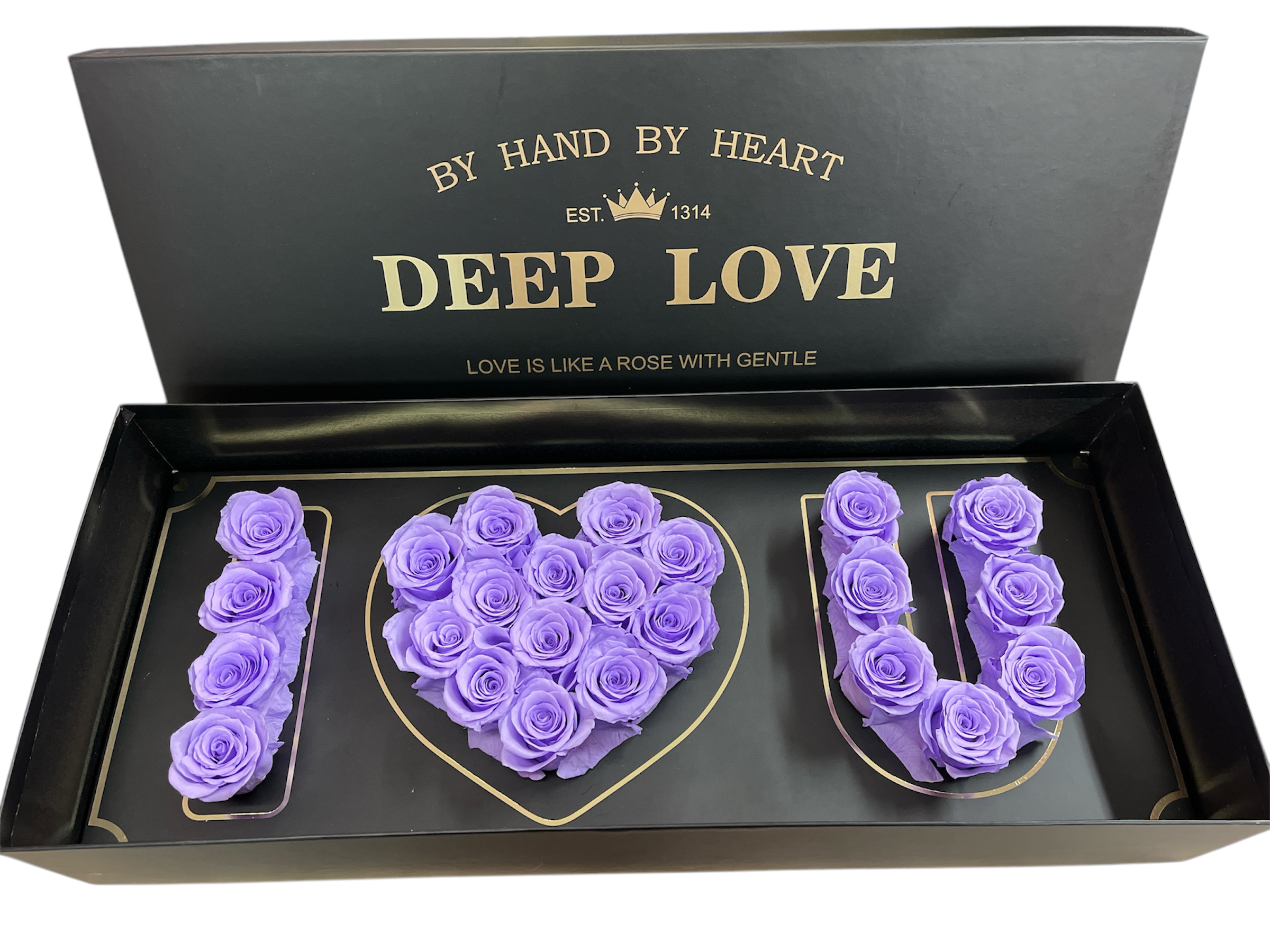 I Love You Forever Roses Lavender