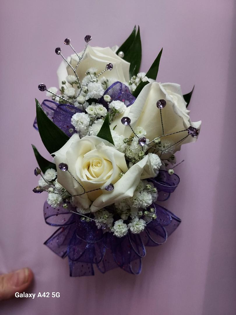 rhinestone and roses