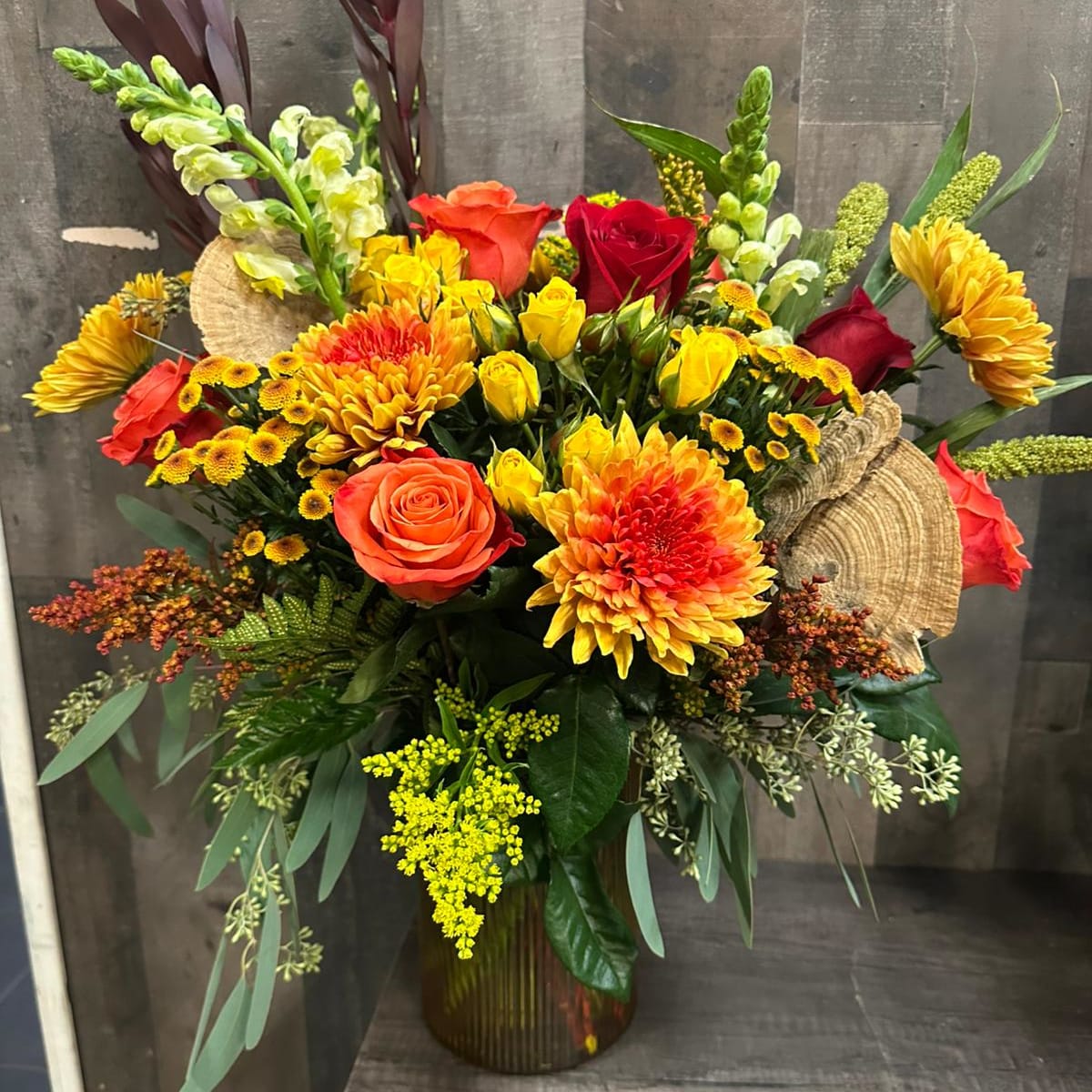 Autumn Princess Arrangement/ Florist at Adolfos Creation, image size:1200x1200