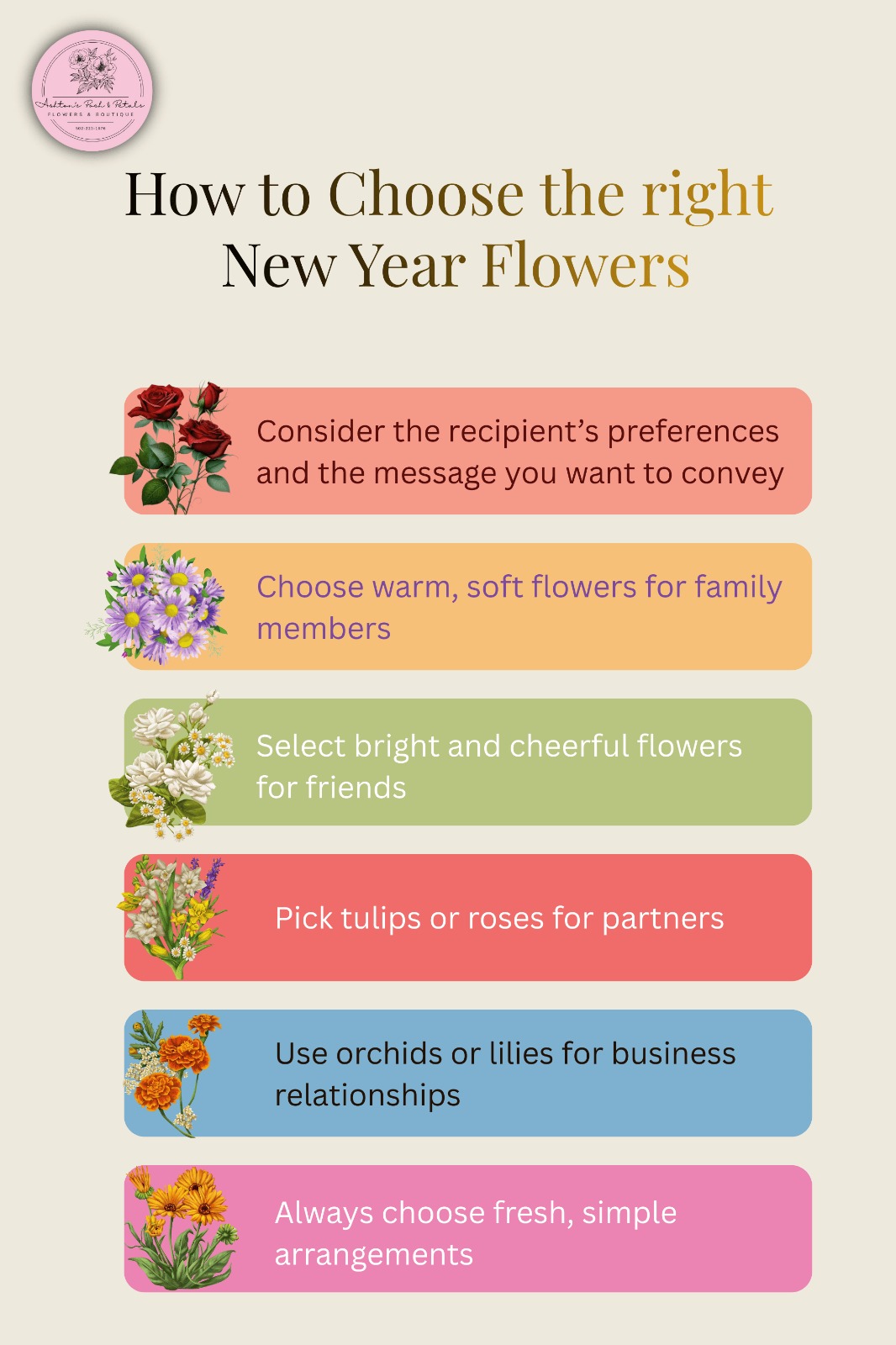 How to Choose the Right New Year Flowers
