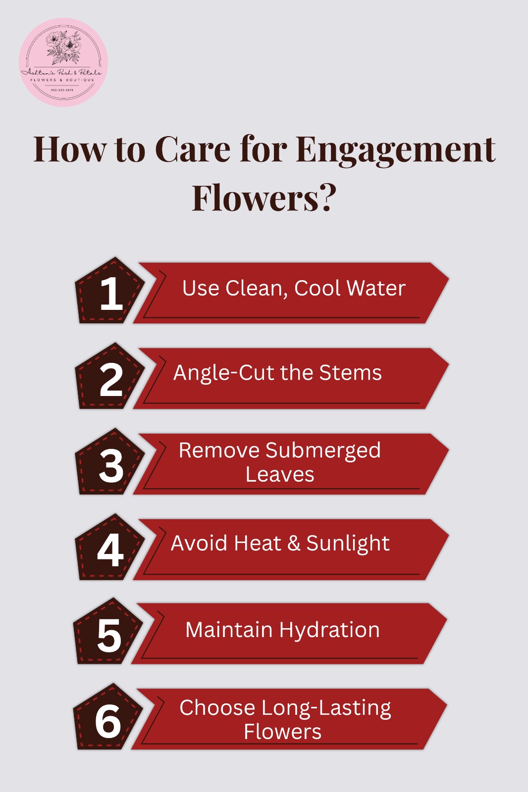 How to Care for Engagement Flowers?