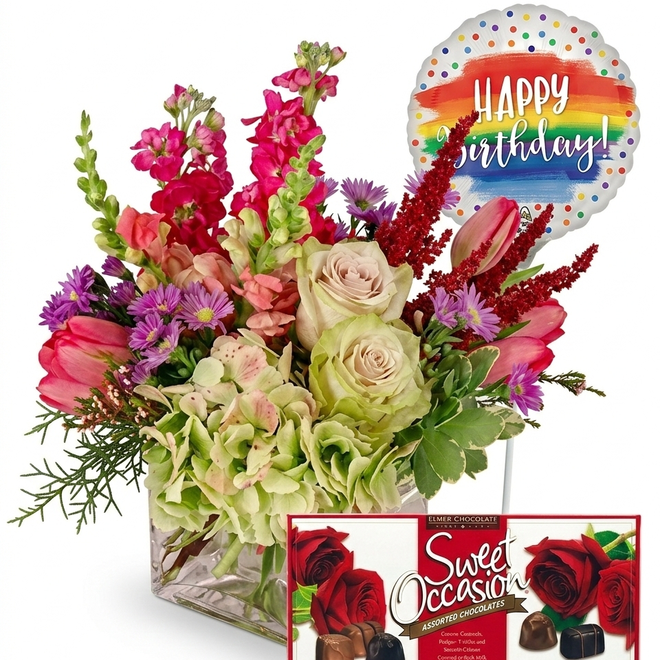 Flowers + Gift Sets | Japanese Quince, Sweetheart & Birthday Surprise