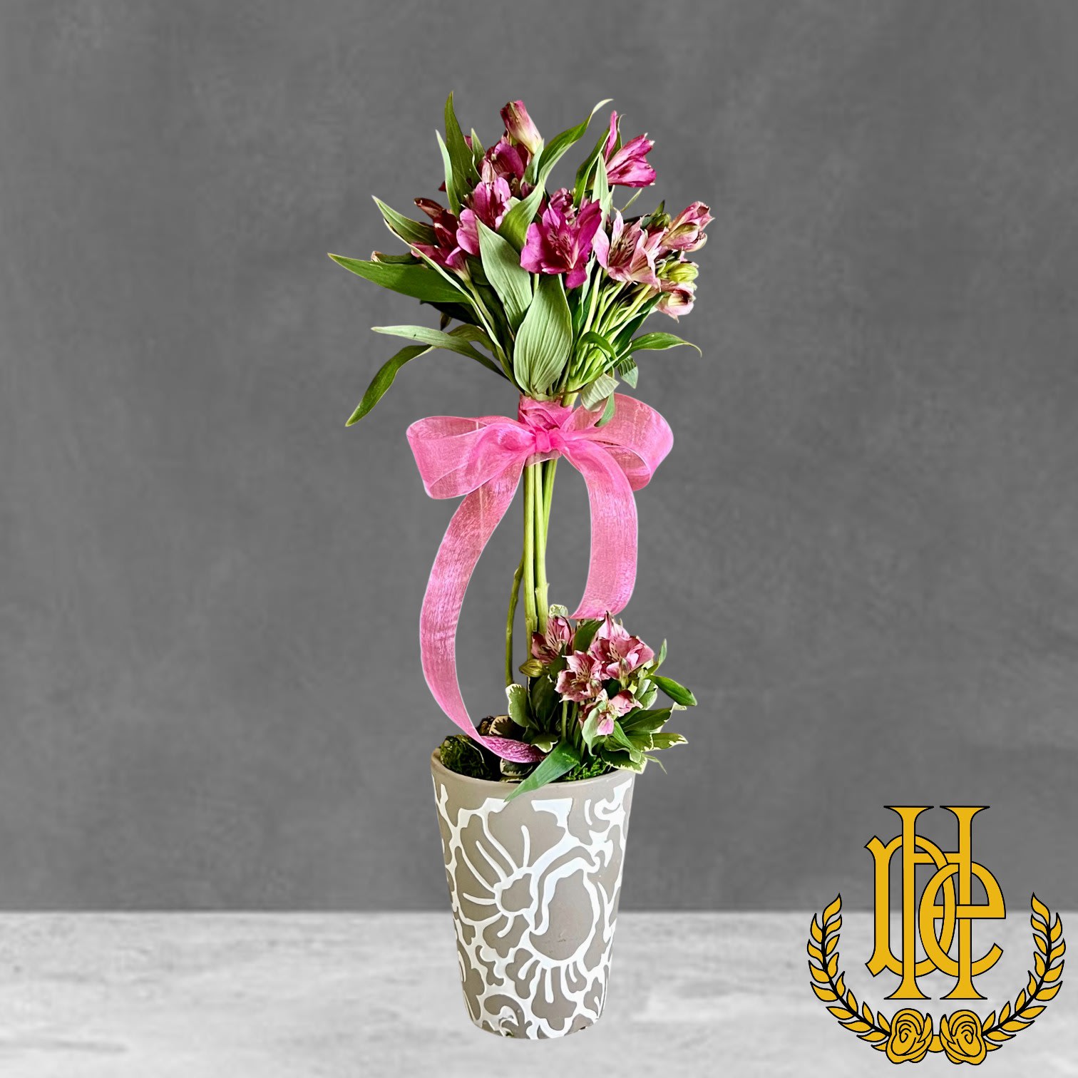 Buy Alstroemeria Topiary Flowers in Tulsa, OK | Mrs. DeHavens