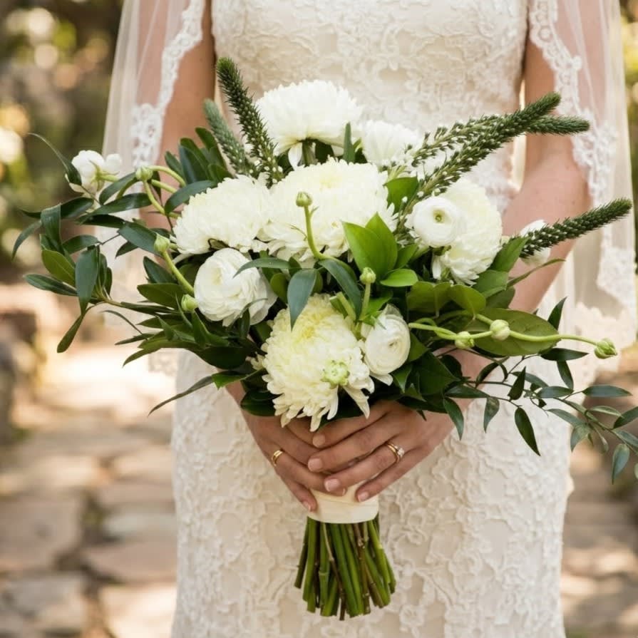 Ivory Wedding Collection flowers delivery local florist edwardsville  collinsville il st louis mo madison county st louis county special event  groom bride bridal bouquet party