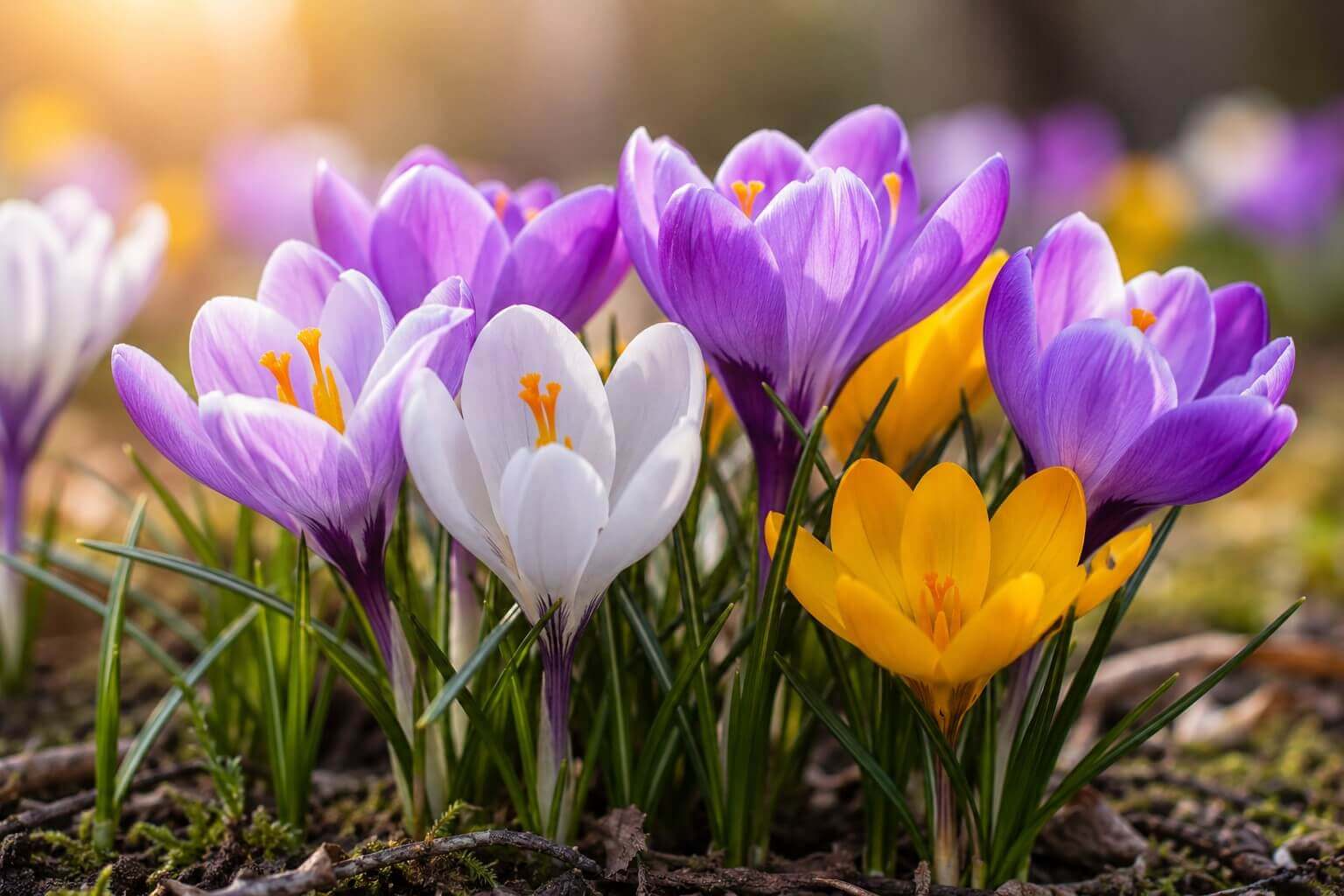 Crocus flowers meaning