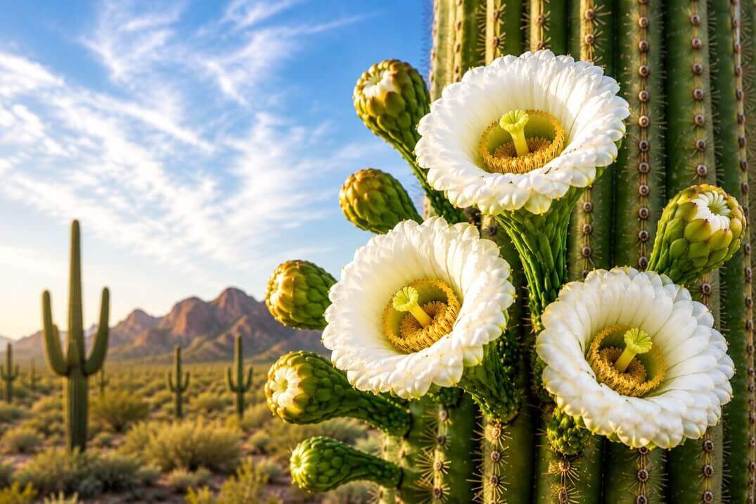 Saguaro Cactus Blossom: Arizona State Flower