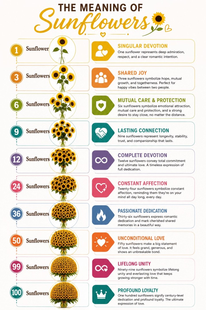 sunflower number meaning