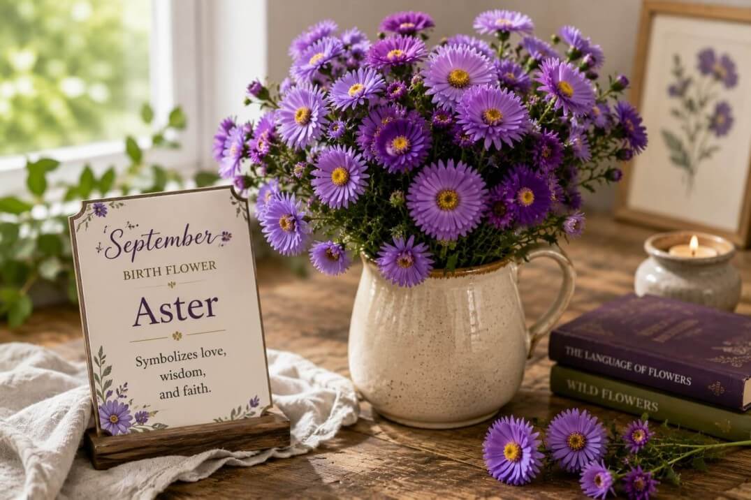 Aster flower's meaning