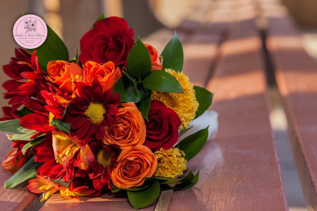 Warm Autumn Sunset Bouquet
