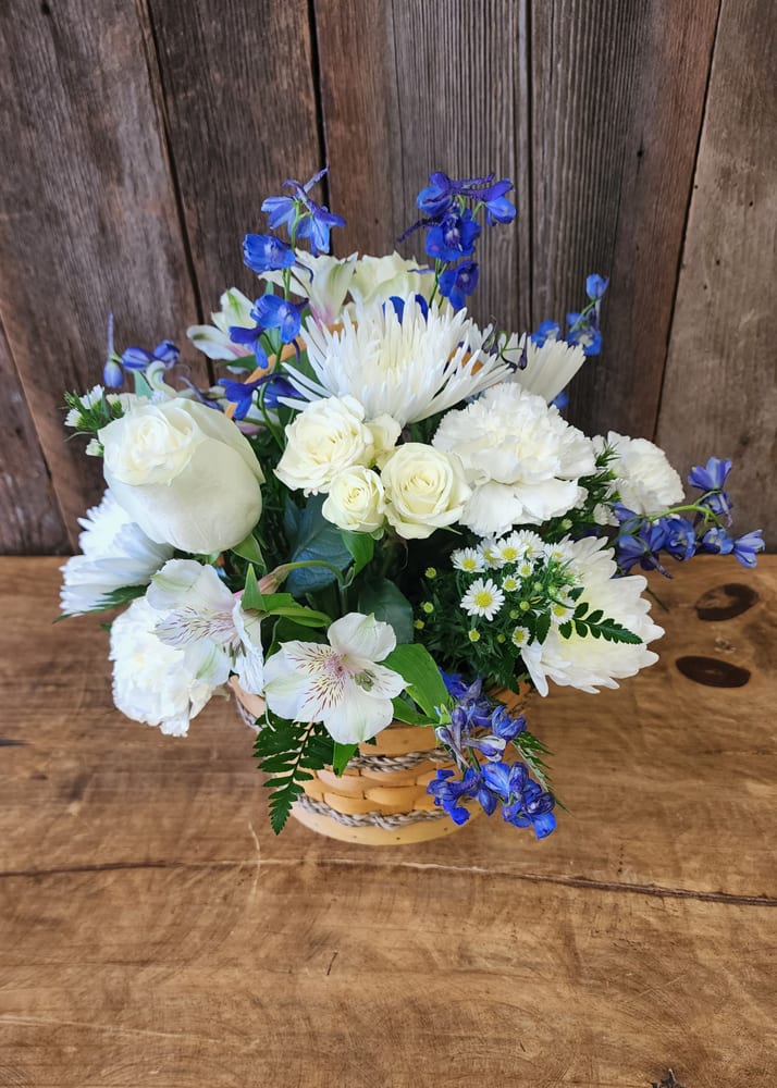 Harmony & Grace Basket Flower Bouquet