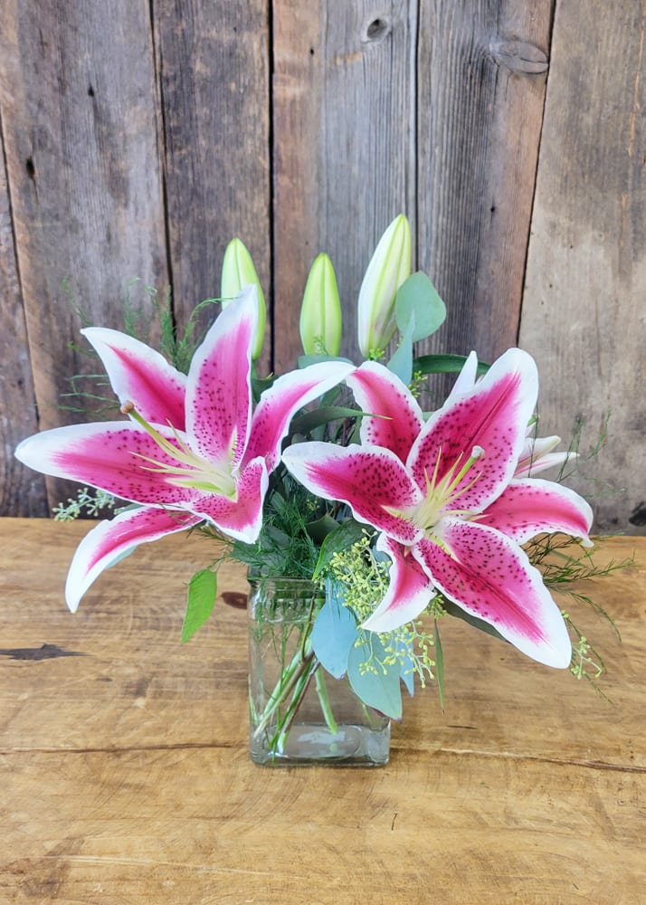 Pink Lily Bouquet Flower Bouquet