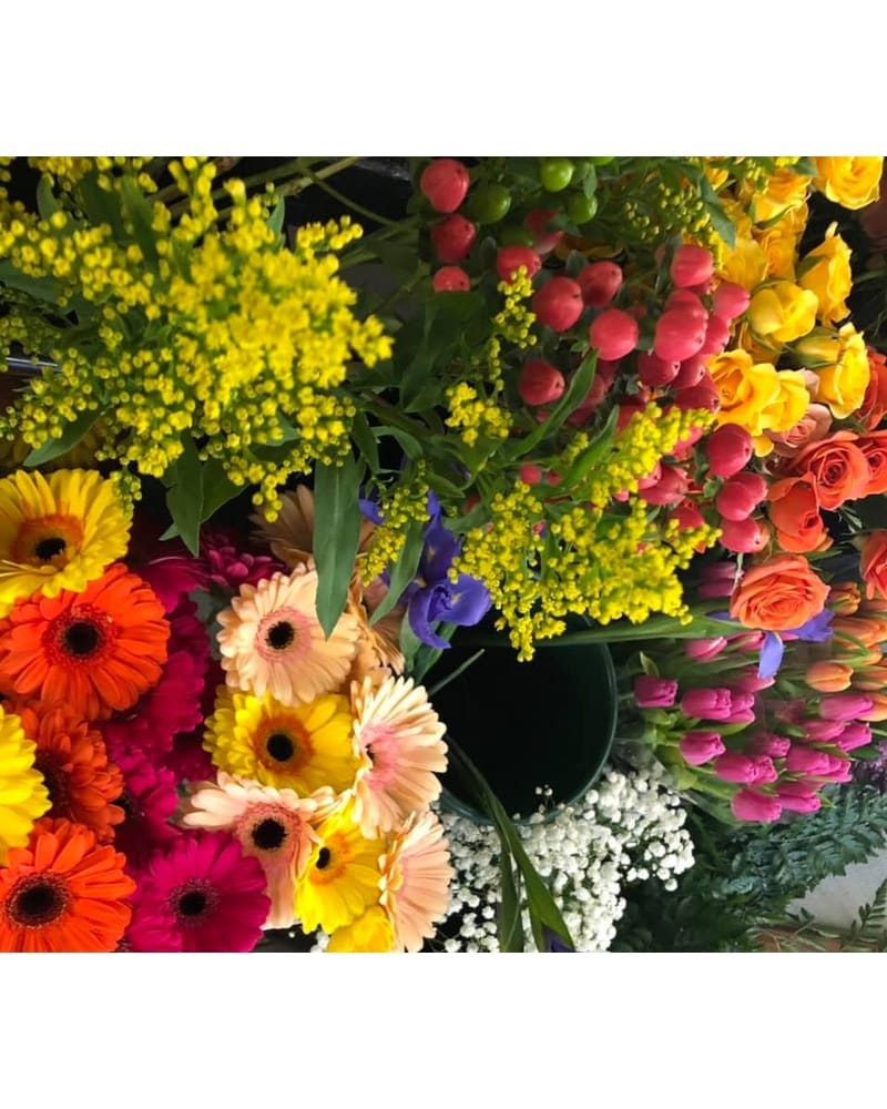 WRAP MIX OF FLOWERS
