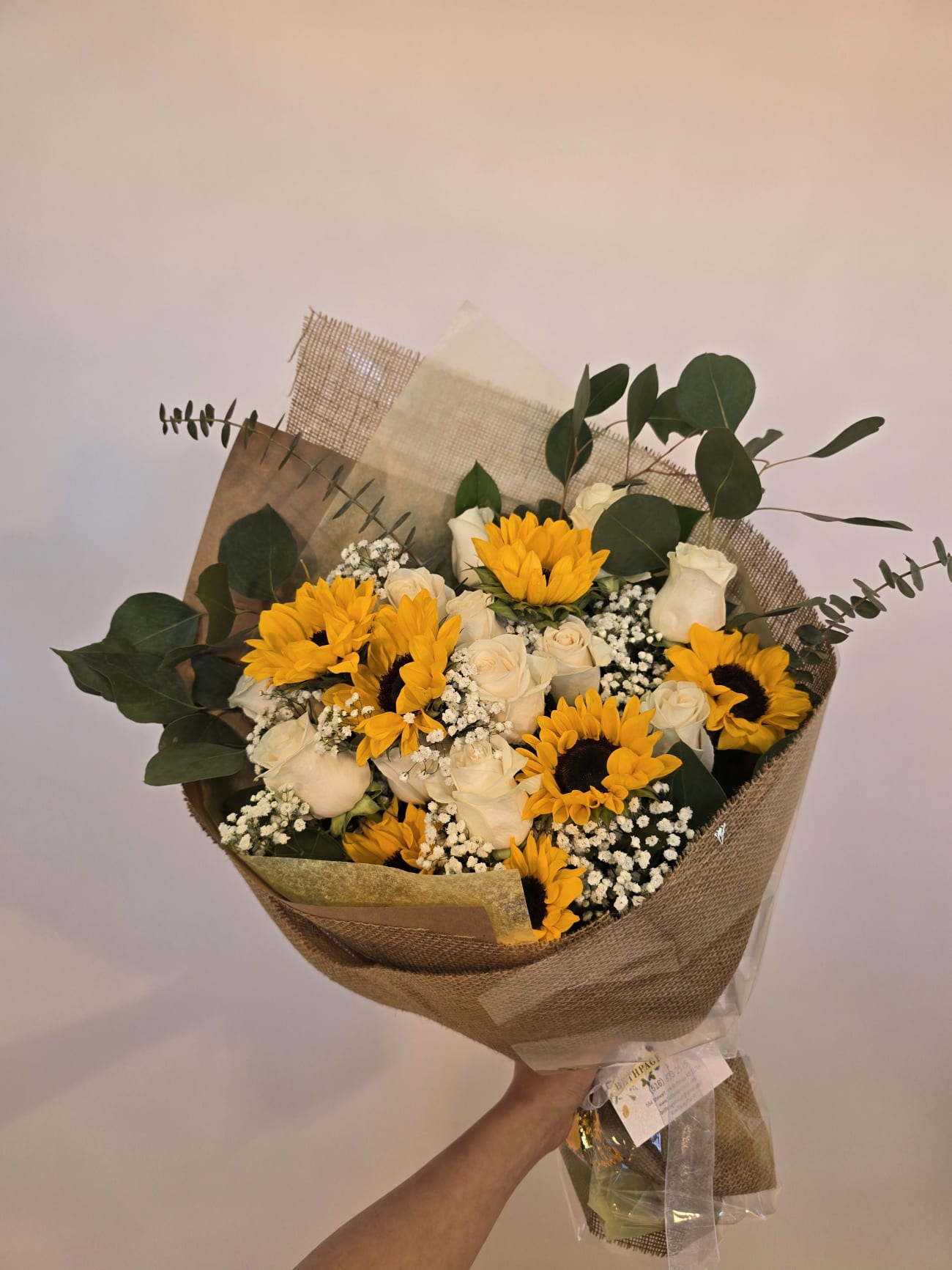HONEYBEE WRAPPED BOUQUET Flower Bouquet