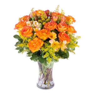 EXOTIC ORANGE HUES Flower Bouquet