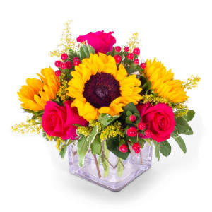 Colorful Sunflowers Flower Bouquet