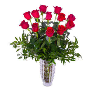 Classic Red Roses Flower Bouquet