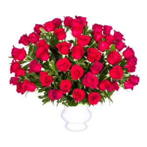 Red Rose Tribute Flower Bouquet