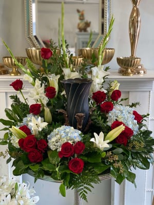 Beloved Cremation Tribute Flower Bouquet