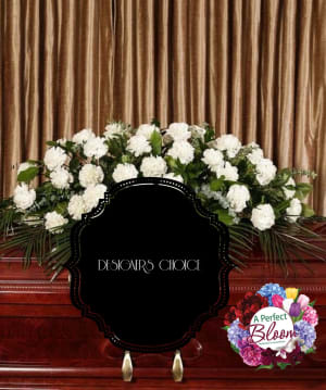 Designer's Choice Casket Spray - You Choose Color Flower Bouquet