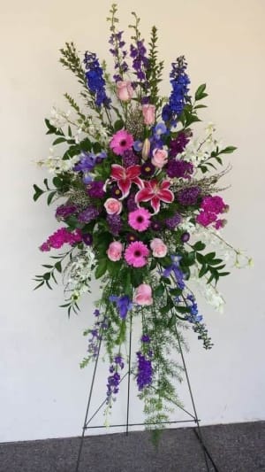 Finest Farewell Spray Flower Bouquet