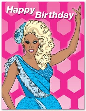 RuPaul Happy Birthday Flower Bouquet