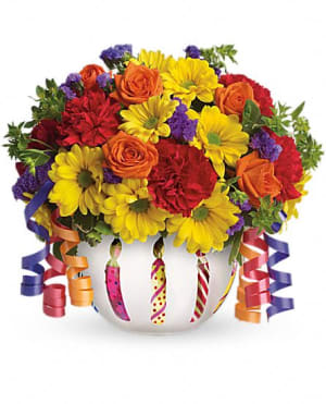 Brilliant Birthday Blooms Flower Bouquet