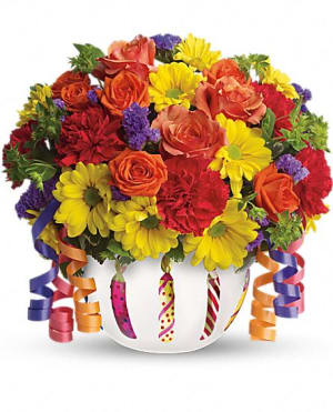 Brilliant Birthday Blooms Flower Bouquet