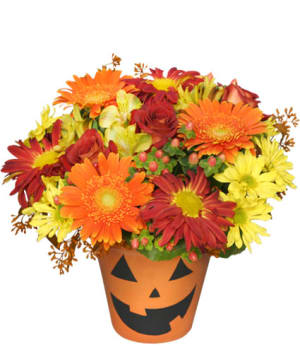 BLOOMIN' JACK-O-LANTERN
HALLOWEEN FLOWERS Flower Bouquet