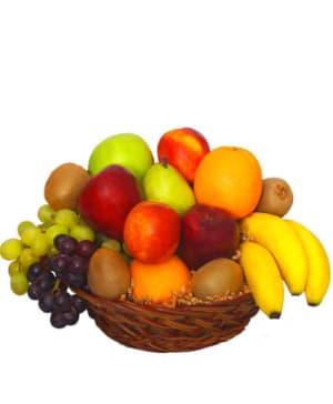 Mixed Fruit Basket - Assorted Fresh Fruit Flower Bouquet