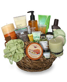 Pamper Me - Cosmetic Gift Basket Flower Bouquet